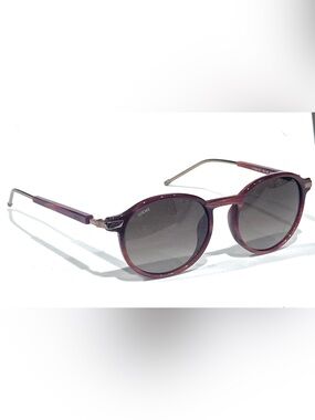 Loewe Tortoise Gradient Round Sunglasses with Gray Lenses